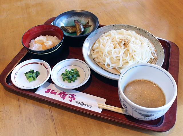 【画像：冷やしごまだれうどん】